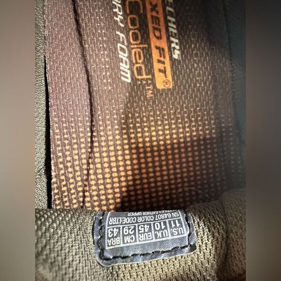 Skechers Relaxed Fit Corven Horst Canvas Slip On Loafers  Brown Mens Sz 11 - Picture 6 of 9